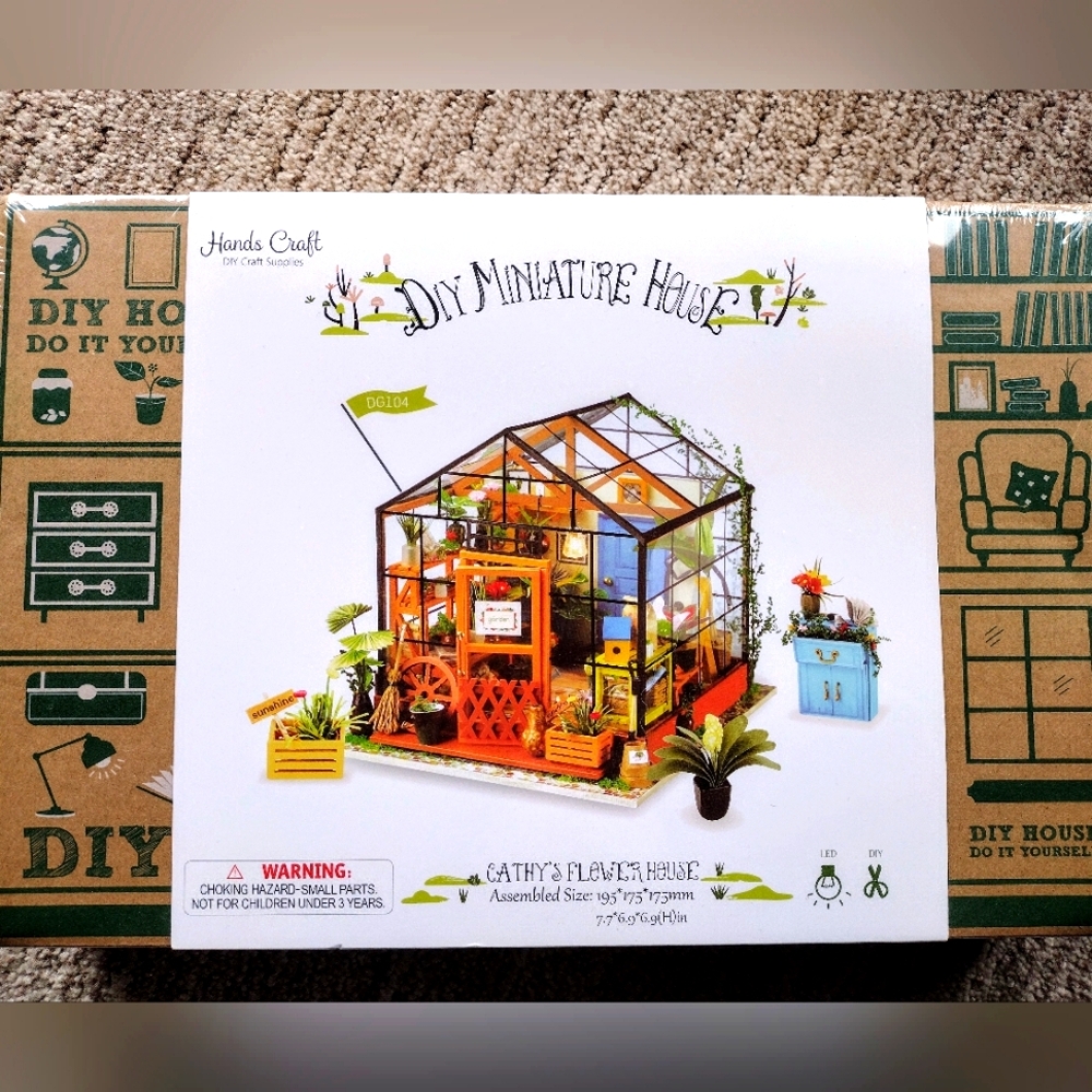 DIY Miniature House, Cathy's Flower House